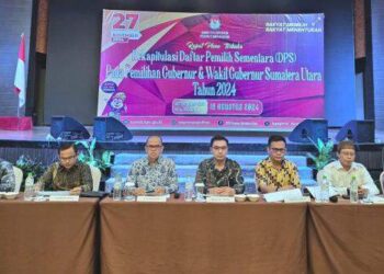 KPU Umumkan Jumlah DPS Pilgub Sumut 10,8 Juta