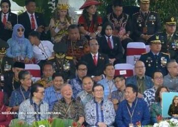 Penampakan “9 Naga” Hadiri HUT ke-79 RI di IKN