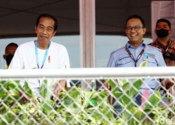 Jokowi Tepis Tudingan Jegal Anies Baswedan