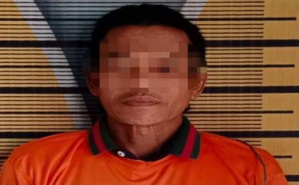 Foto: Pelaku diamankan di Polres Tebing Tinggi.