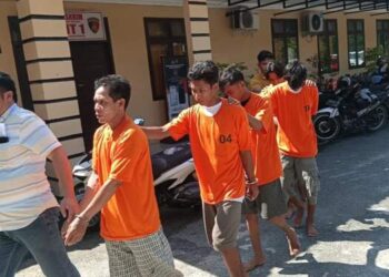 Polres Sergai Bekuk 5 Terduga Pelaku Curat di Posko Mahasiswa KKN