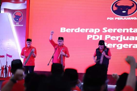 Foto: PDIP mengusung 610 calon di gelombang pertama jelang Pilkada 2024.