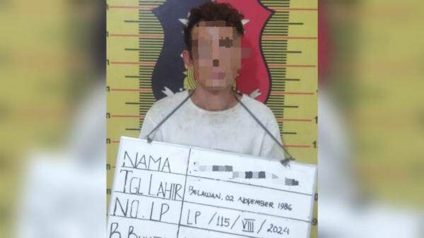 Pelaku curanmor di Belawan Sicanang. (Foto: Istimewa)