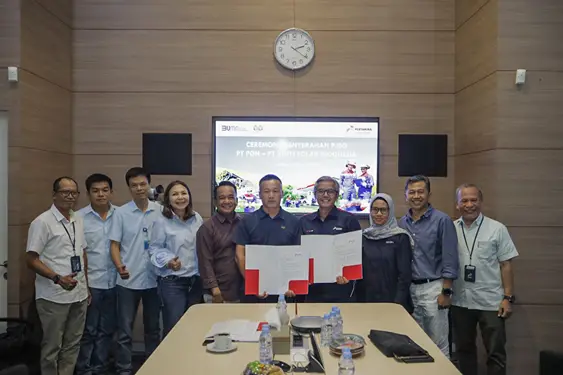 Foto: PT PGN melakukan penandatanganan Perjanjian Supplier Integrity Agreement dengan PT Xinyi Solar Indonesia (XSI).(Dok:PGN)