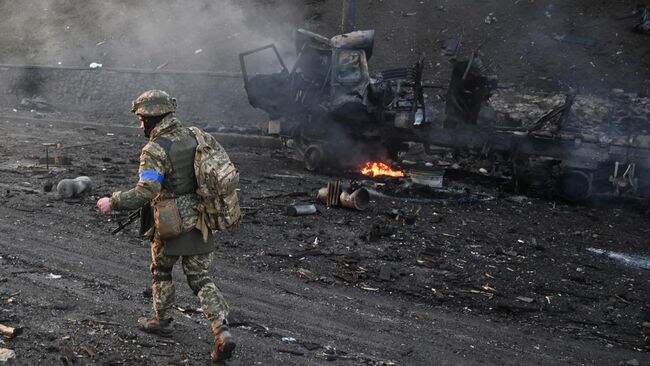 Foto: Perang Rusia vs Ukraina.