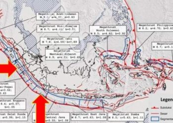 Peringatan BMKG: Gempa Megathrust Ancam RI, Ini Peta Sebarannya