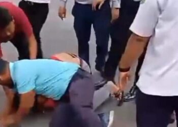 Viral! Petugas Dishub Medan Keroyok Satpam Dinas P3AKB Sumut