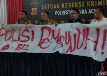 6 Mahasiswa di Aceh Jadi Tersangka Terkait Spanduk ‘Polisi Pembunuh’