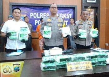 Polres Langkat Amankan 20 Kg Sabu, Ringkus 2 Pelaku