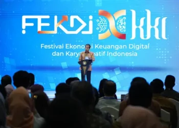 Presiden RI, Joko Widodo, dalam Festival Ekonomi Keuangan Digital dan Karya Kreatif Indonesia (FEKDI x KKI 2024) sekaligus membuka kegiatan acara tersebut (1/8).(Dok:BI)