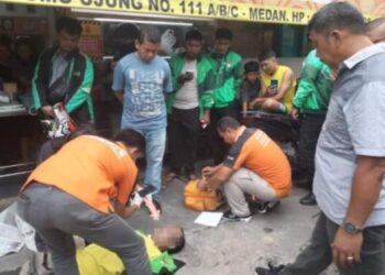 Pengemudi Ojek Online di Medan Tewas Antre Mie Keriting Siantar Ahok