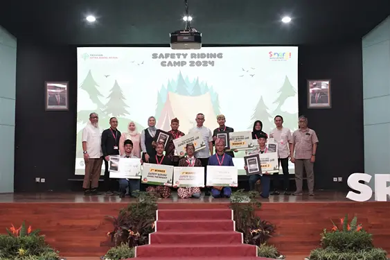 Foto: SRC 2024 diselenggarakan sebagai bagian dari upaya Yayasan AHM melahirkan duta keselamatan berkendara dari dunia pendidikan.(Ist)
