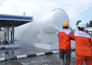 Foto: Simulasi PKD, Pertamina Patra Niaga Sumbagut Asah Kesiapsiagaan Petugas SPBE 1