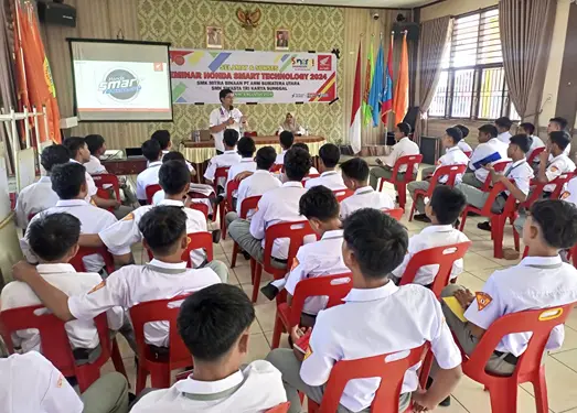Foto: PT Indako Trading Coy selaku main dealer Honda dengan menggelar rangkaian aktivitas penuh semangat sineri bagi negeri bertajuk “ Seminar Honda Smart Technology 2024 “.(Ist)