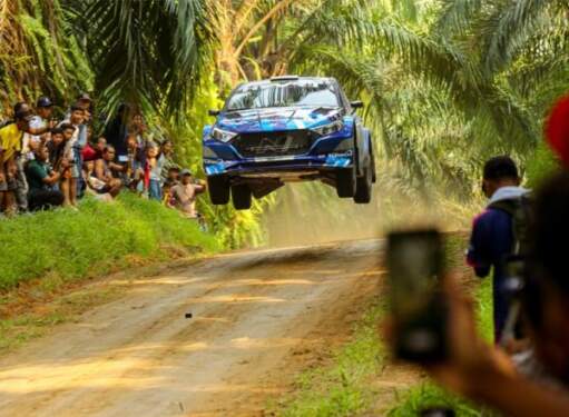 Foto: Aksi pereli di ajang Sumut Rally 2024 di Serdang Bedagai. Ist