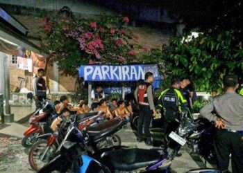Polres Batu Bara Amankan 19 Remaja – Senjata Tajam