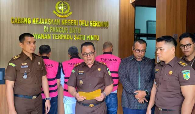 Foto: Paparan jaksa terkait dugaan korupsi di Kampus IV Tuntungan UIN Sumut.