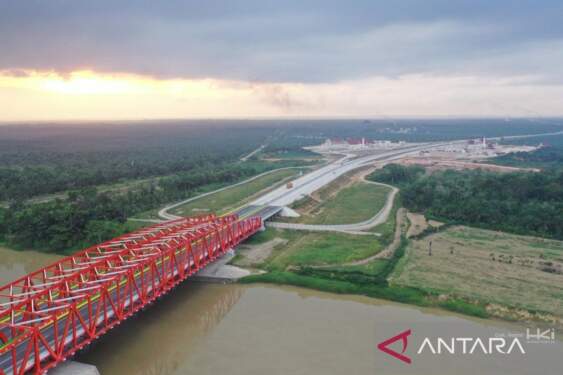 Foto: Rest area Tol Binjai-Pangkalan Brandan di Jembatan Sei Wampu, Kabupaten Langkat, Sumatera Utara. (ANTARA/HO-PT Hutama Karya Infrastruktur)