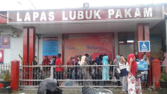 Foto: Lembaga Pemasyarakatan (Lapas) Kelas IIB Lubuk Pakam.