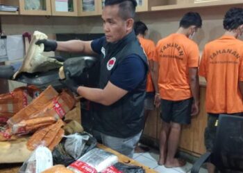 Polrestabes Medan Amankan 4 Pengirim Ganja Melalui Ekspedisi