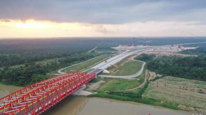 Foto: Tol Tanjung Pura-Pangkalan Brandan.