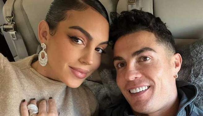 Foto: Cristiano Ronaldo dan Georgina Rodriguez.