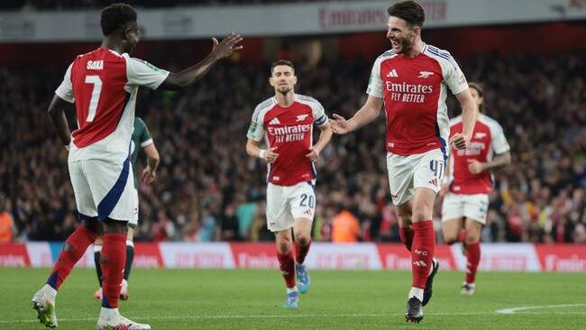Foto: Arsenal kalahkan Bolton 5-1 di Carabao Cup.