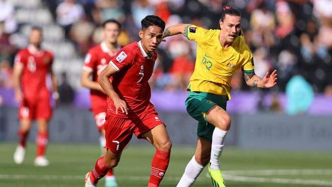 Foto: Tiket Timnas Indonesia vs Australia ludes terjual. (REUTERS/IBRAHEEM AL OMARI)