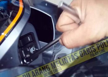 2 Pria Curi Motor Tetangga yang Lagi Panik Gegara Kebakaran
