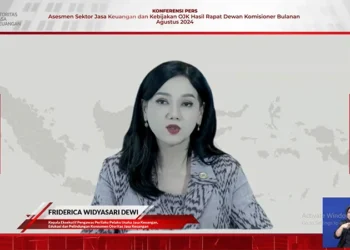 ​Anggota Dewan Komisioner OJK Bidang Edukasi dan Perlindungan Konsumen Friderica Widyasari Dewi. (seputarsumut/Asiong)