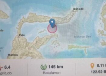Gempa M 6,4 Guncang Gorontalo!