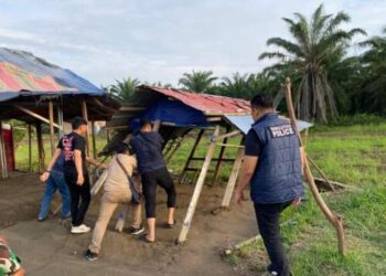 Tim Gabungan Gerebek Sarang Narkoba di Binjai Selatan