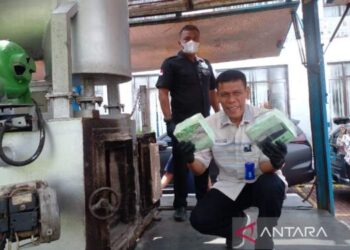 BNNP Sumut Musnahkan 21,4 Kg Sabu