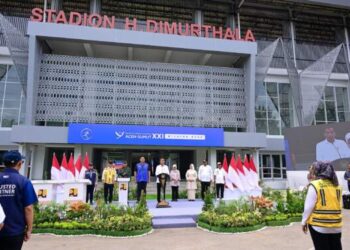 Jokowi Resmikan Venue PON XXI Senilai Rp881 M di Aceh