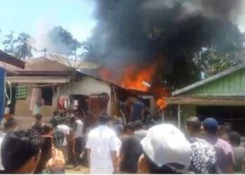 5 Rumah di Marancar Tapsel Terbakar