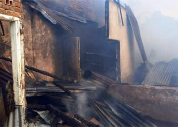 6 Rumah di Patumbak Ludes Terbakar