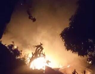 Kebakaran di Siantar, Dua Unit Rumah Ludes