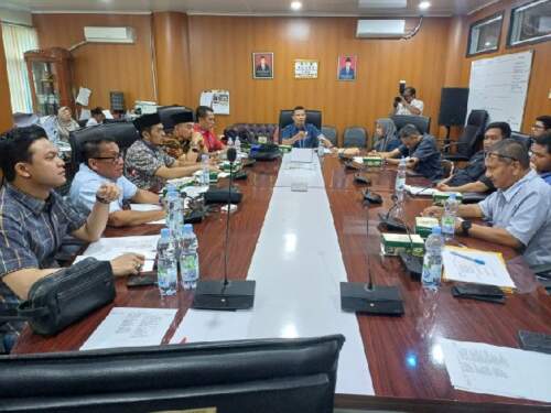 Foto: Rapat Komisi IV DPRD Medan.