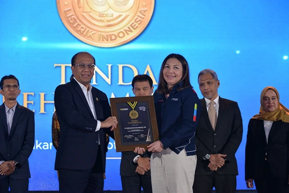 Foto: PGN diganjar Penghargaan Tanda Kehormatan Listrik Indonesia pada Kamis, (27/9/2024).(Dok:PGN)