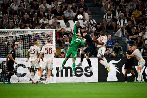 Foto: Laga Juventus kontra AS Roma berakhir tanpa gol.