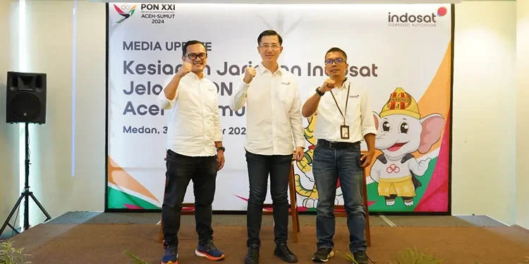 Foto: PON XXI Aceh–Sumatra Utara pada 8 hingga 20 September 2024, Indosat memastikan kelancaran konektivitas.(Dok:Indosat)