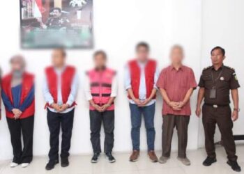 Kejatisu Tahan 5 Tersangka Korupsi Pengadaan Pekerjaan Troli Bandara Kualanamu
