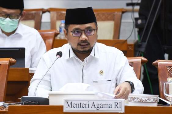 Foto: Menteri Agama (Menag) Yaqut Cholil Qoumas.