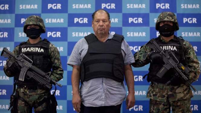 Foto: Gembong Narkoba Meksiko Cardenas Guillen. AP/Alexandre Meneghini