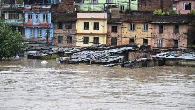 Foto: Banjir di Kathmandu, Nepal (AFP/PRAKASH MATHEMA)