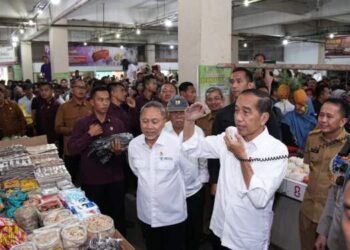 Presiden Datang, Pedagang di Pasar Lubukpakam Keluhkan Omset Turun