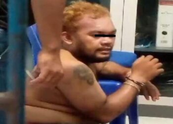 Maling Motor di Lubuk Pakam Babak Belur Dihajar Massa