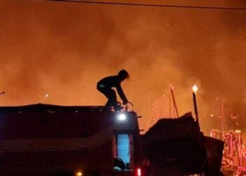Terbakar Hebat, 30 Ruko di Simeulue Hangus