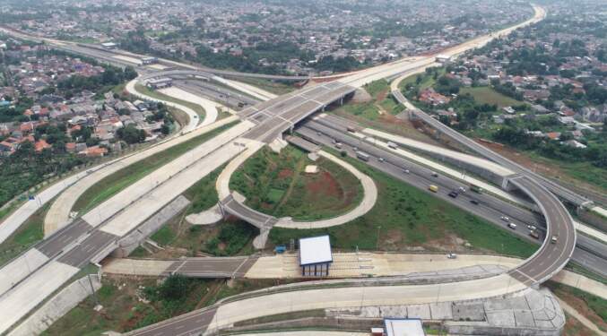 Foto: Pembangunan jalan tol di era Jokowi.