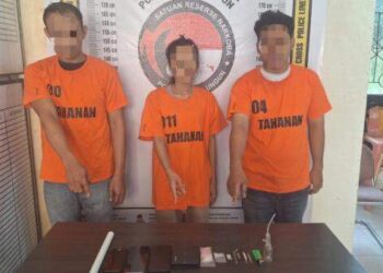 2 Pria dan 1 Wanita di Simalungun Digerebek Polisi saat Pesta Sabu di Hotel